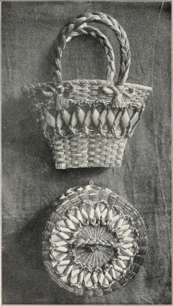 An illustration from How to make Indian and other baskets, 1903, leaf 99