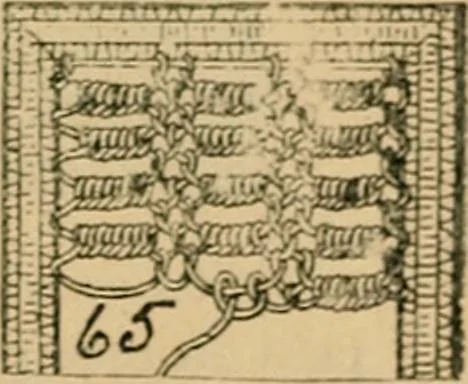 An illustration from How to make lace., 1899, leaf 18