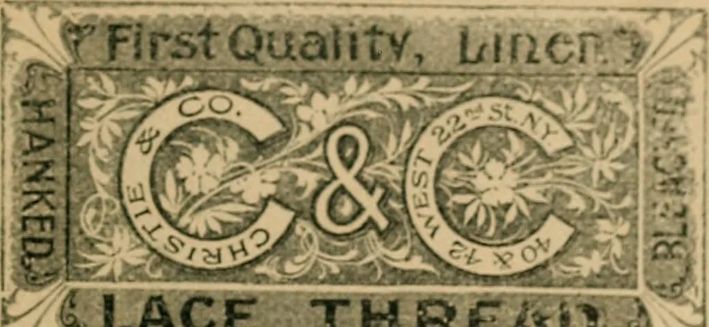 An illustration from How to make lace., 1899, leaf 26