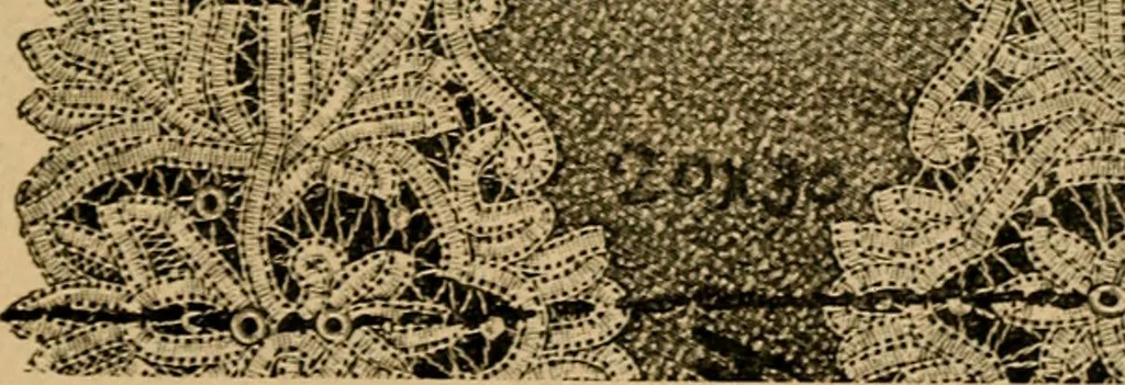 An illustration from How to make lace., 1899, leaf 36