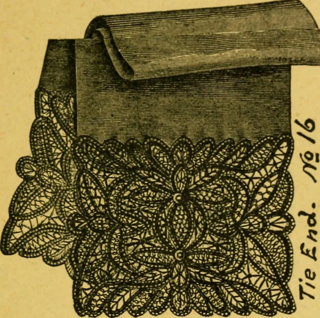An illustration from How to make lace., 1899, leaf 4