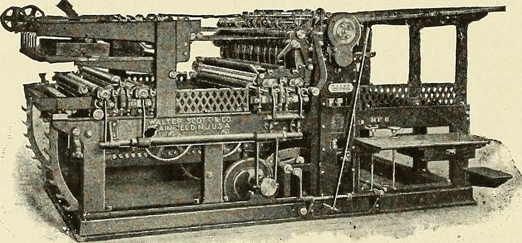 An illustration from How to make money in the printing business. A book for master printers who realize that there is a practical side to the art, and who desire to know the surest methods of making profits, 1900, leaf 347