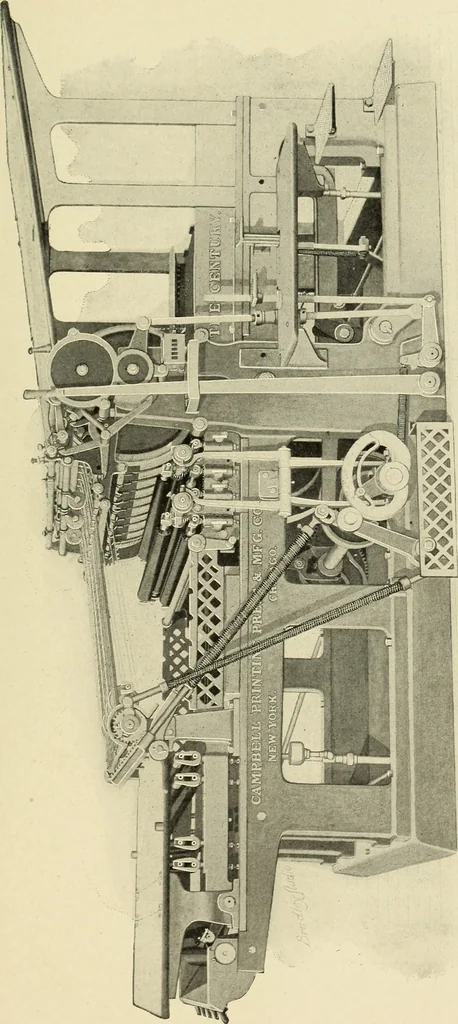 An illustration from How to make money in the printing business. A book for master printers who realize that there is a practical side to the art, and who desire to know the surest methods of making profits, 1900, leaf 370