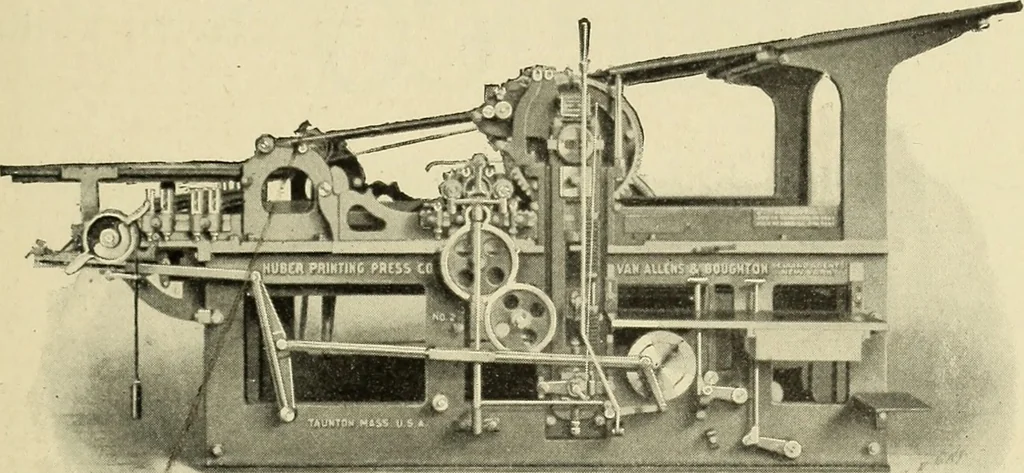 An illustration from How to make money in the printing business. A book for master printers who realize that there is a practical side to the art, and who desire to know the surest methods of making profits, 1900, leaf 390