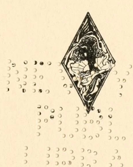 An illustration from How to make rugs, 1908, leaf 11