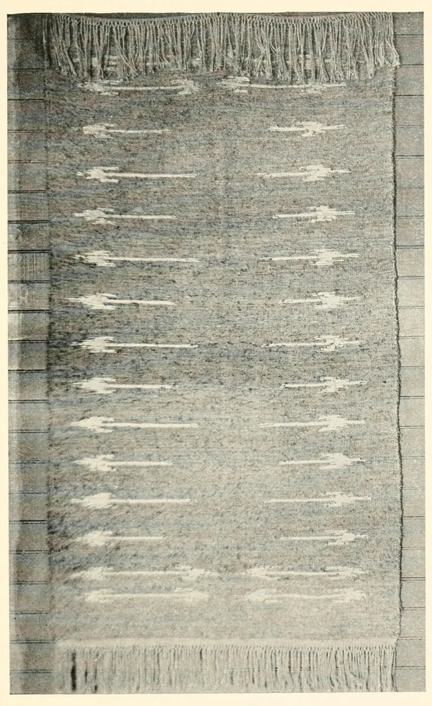 An illustration from How to make rugs, 1908, leaf 115