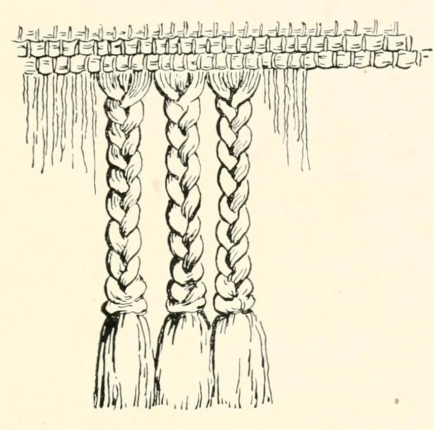 An illustration from How to make rugs, 1908, leaf 135