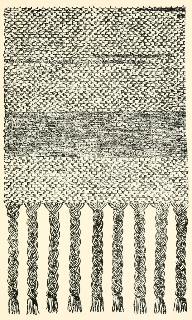 An illustration from How to make rugs, 1908, leaf 55