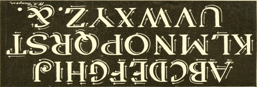 An illustration from How to make show cards; a practical treatise for the use of retail merchants and their clerks, 1916, leaf 128