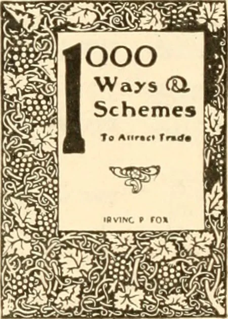An illustration from How to make show cards; a practical treatise for the use of retail merchants and their clerks, 1916, leaf 137