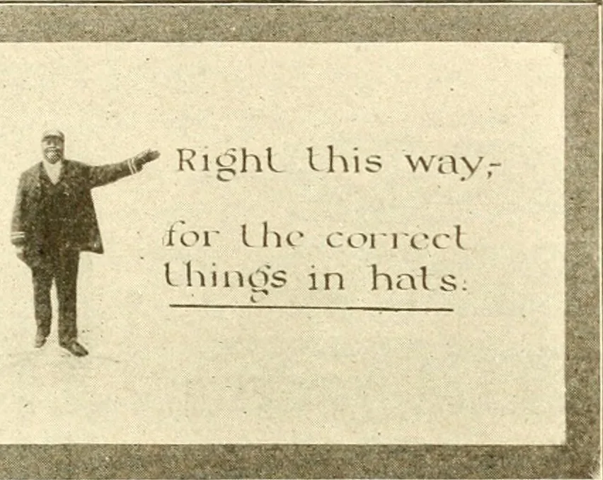 An illustration from How to make show cards; a practical treatise for the use of retail merchants and their clerks, 1916, leaf 30