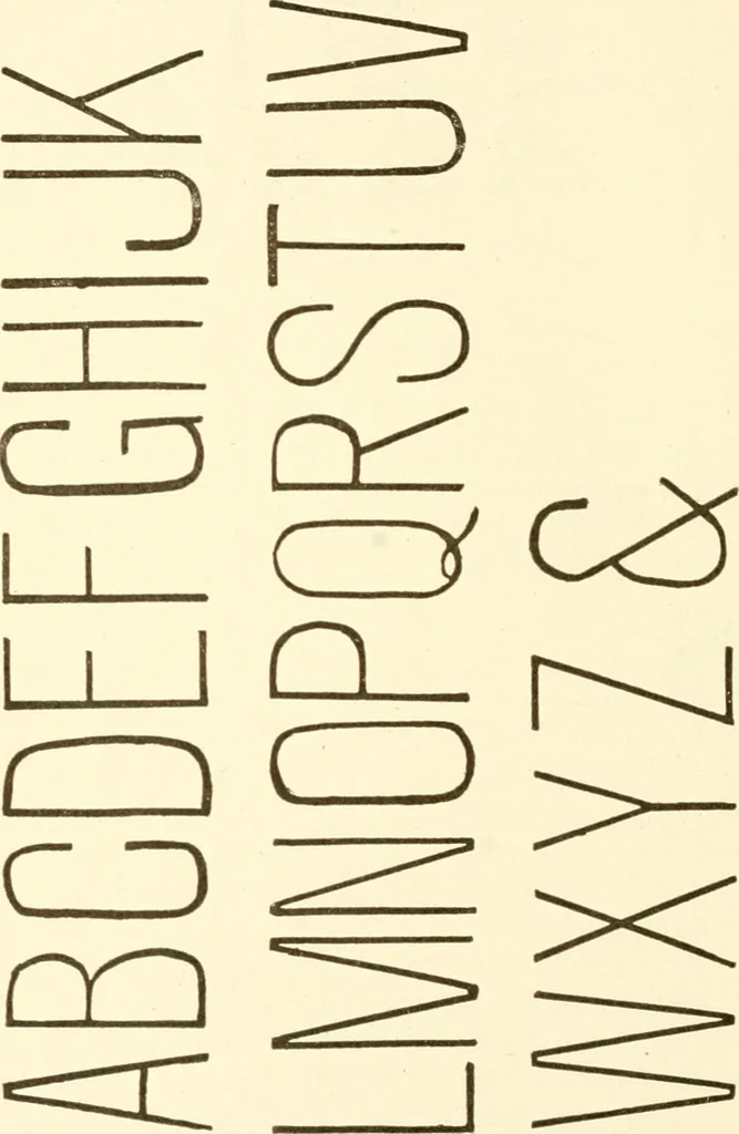 An illustration from How to make show cards; a practical treatise for the use of retail merchants and their clerks, 1916, leaf 67