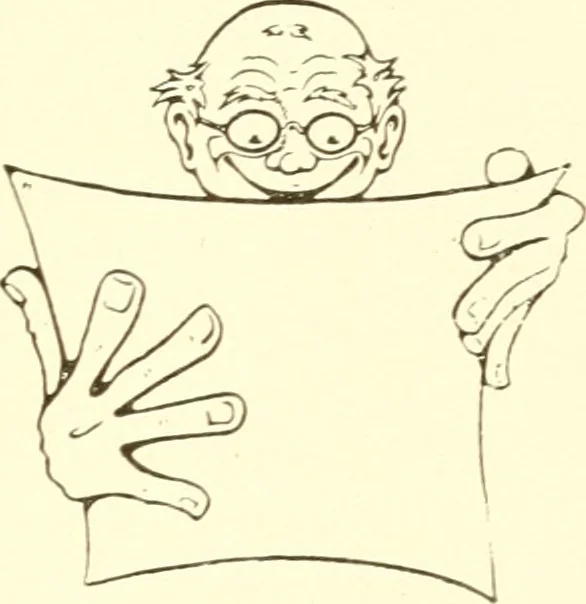 An illustration from How to make show cards; a practical treatise for the use of retail merchants and their clerks, 1916, leaf 76