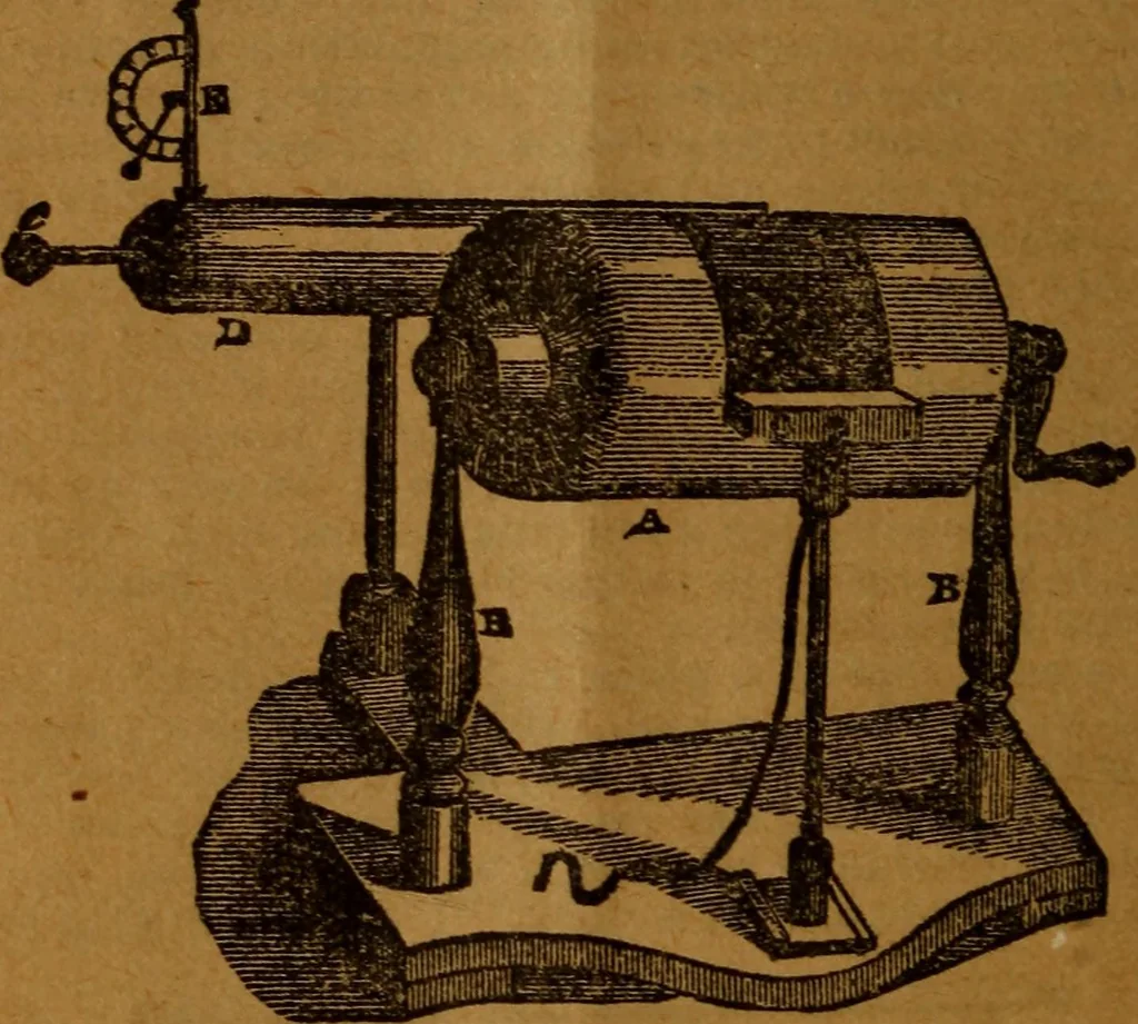An illustration from How to make and use electricity .., 1889, leaf 13