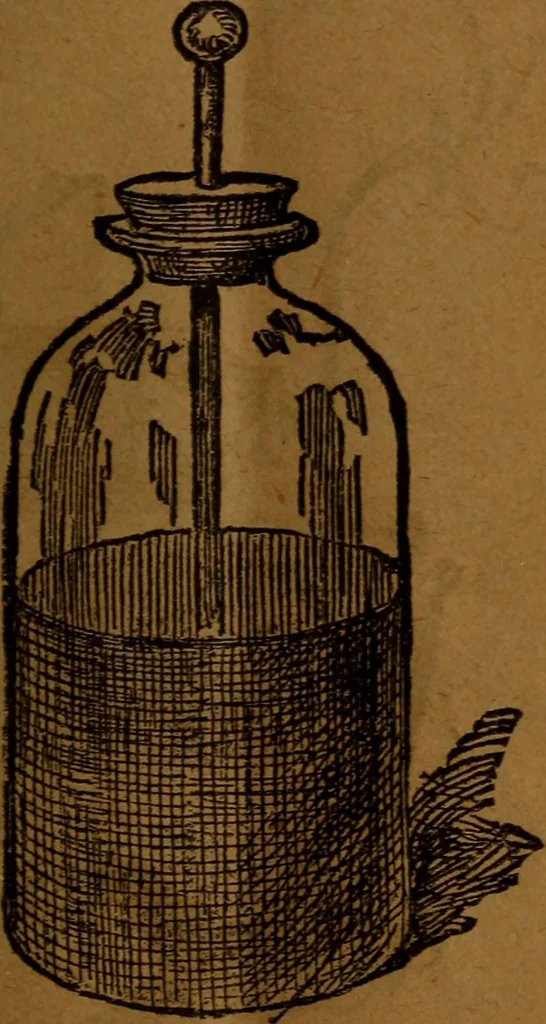 An illustration from How to make and use electricity .., 1889, leaf 18