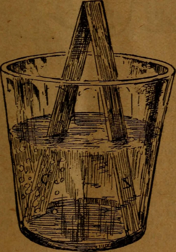 An illustration from How to make and use electricity .., 1889, leaf 24