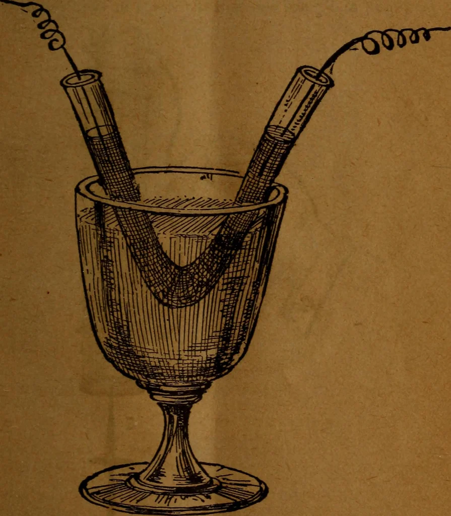 An illustration from How to make and use electricity .., 1889, leaf 30