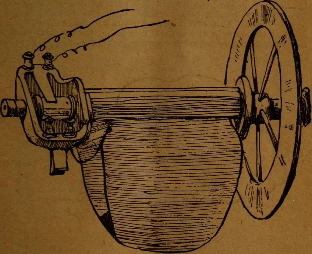 An illustration from How to make and use electricity .., 1889, leaf 46