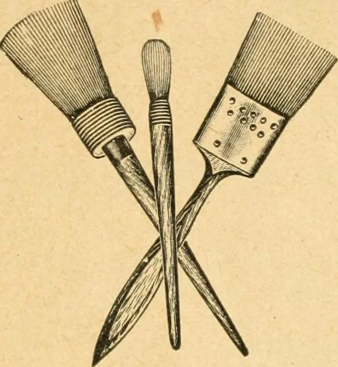 An illustration from How to paint; directions for applying paint and varnish with best results .., 1904, leaf 17