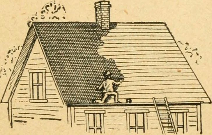 An illustration from How to paint; directions for applying paint and varnish with best results .., 1904, leaf 5