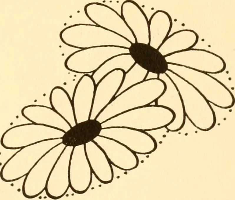 An illustration from How to paint flowers, scrolls and fancy borders for up-to-date show cards, posters, display signs and decorating, 1915, leaf 10