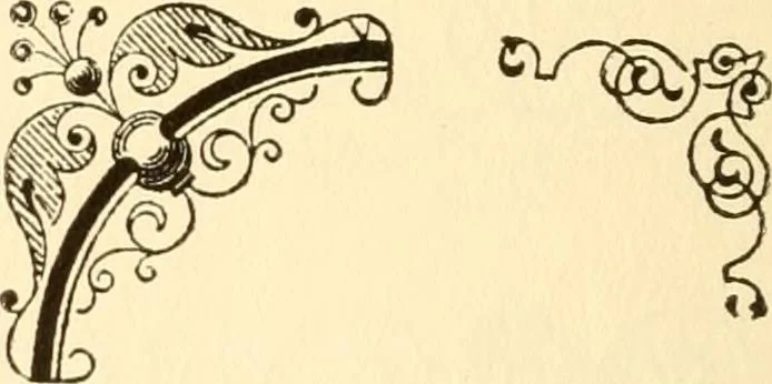 An illustration from How to paint flowers, scrolls and fancy borders for up-to-date show cards, posters, display signs and decorating, 1915, leaf 101