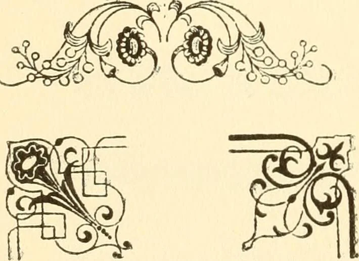 An illustration from How to paint flowers, scrolls and fancy borders for up-to-date show cards, posters, display signs and decorating, 1915, leaf 101