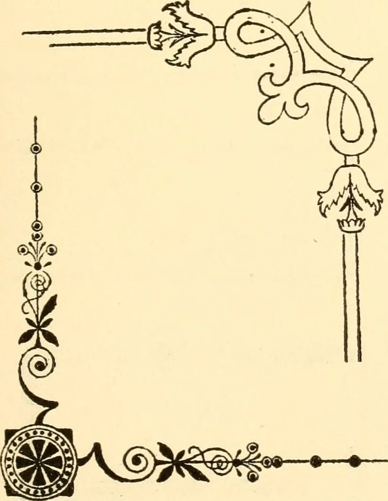 An illustration from How to paint flowers, scrolls and fancy borders for up-to-date show cards, posters, display signs and decorating, 1915, leaf 104