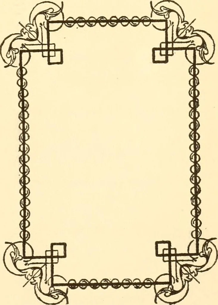 An illustration from How to paint flowers, scrolls and fancy borders for up-to-date show cards, posters, display signs and decorating, 1915, leaf 104
