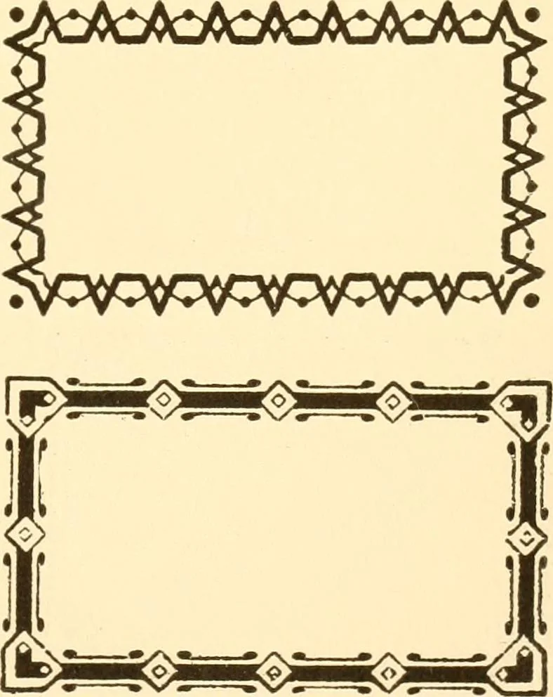 An illustration from How to paint flowers, scrolls and fancy borders for up-to-date show cards, posters, display signs and decorating, 1915, leaf 108
