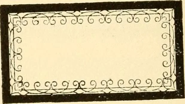 An illustration from How to paint flowers, scrolls and fancy borders for up-to-date show cards, posters, display signs and decorating, 1915, leaf 109