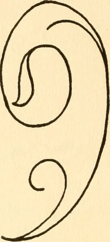 An illustration from How to paint flowers, scrolls and fancy borders for up-to-date show cards, posters, display signs and decorating, 1915, leaf 123