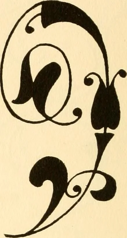 An illustration from How to paint flowers, scrolls and fancy borders for up-to-date show cards, posters, display signs and decorating, 1915, leaf 123