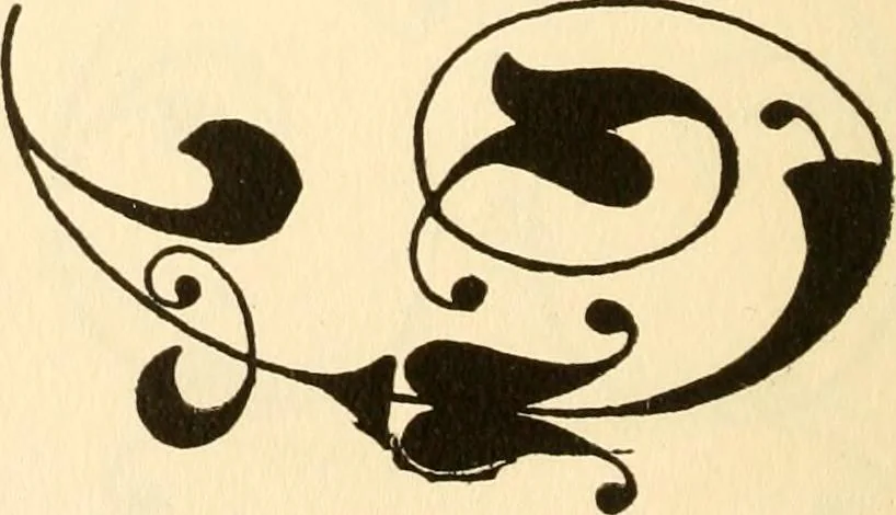 An illustration from How to paint flowers, scrolls and fancy borders for up-to-date show cards, posters, display signs and decorating, 1915, leaf 123