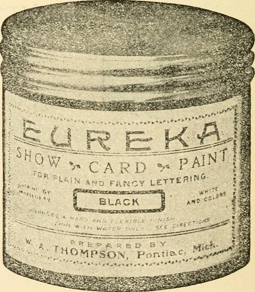 An illustration from How to paint flowers, scrolls and fancy borders for up-to-date show cards, posters, display signs and decorating, 1915, leaf 137