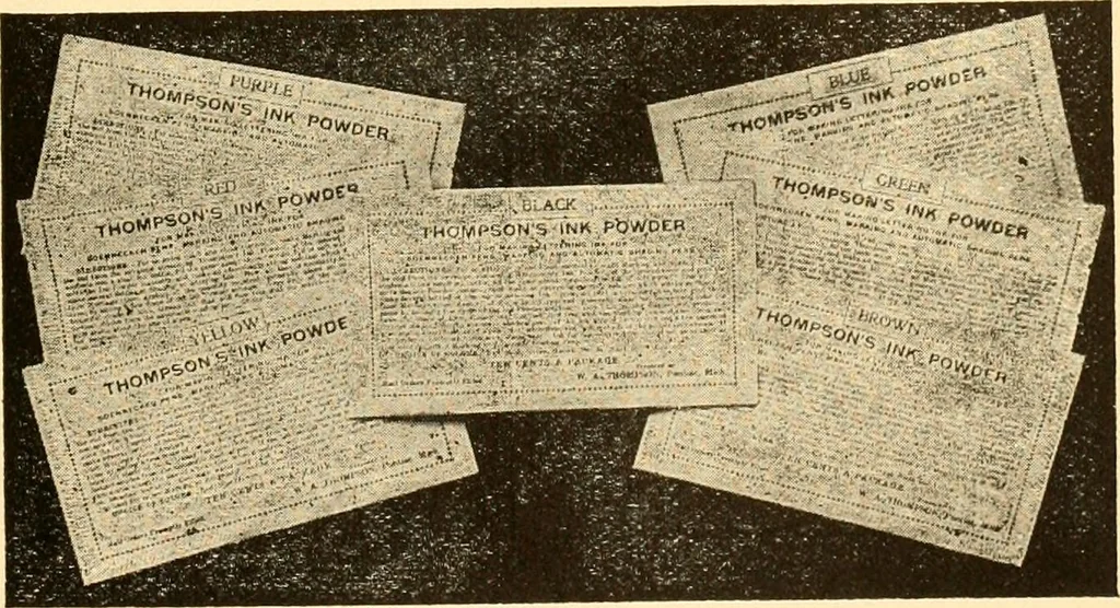 An illustration from How to paint flowers, scrolls and fancy borders for up-to-date show cards, posters, display signs and decorating, 1915, leaf 140