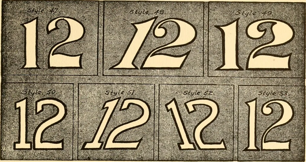An illustration from How to paint flowers, scrolls and fancy borders for up-to-date show cards, posters, display signs and decorating, 1915, leaf 142
