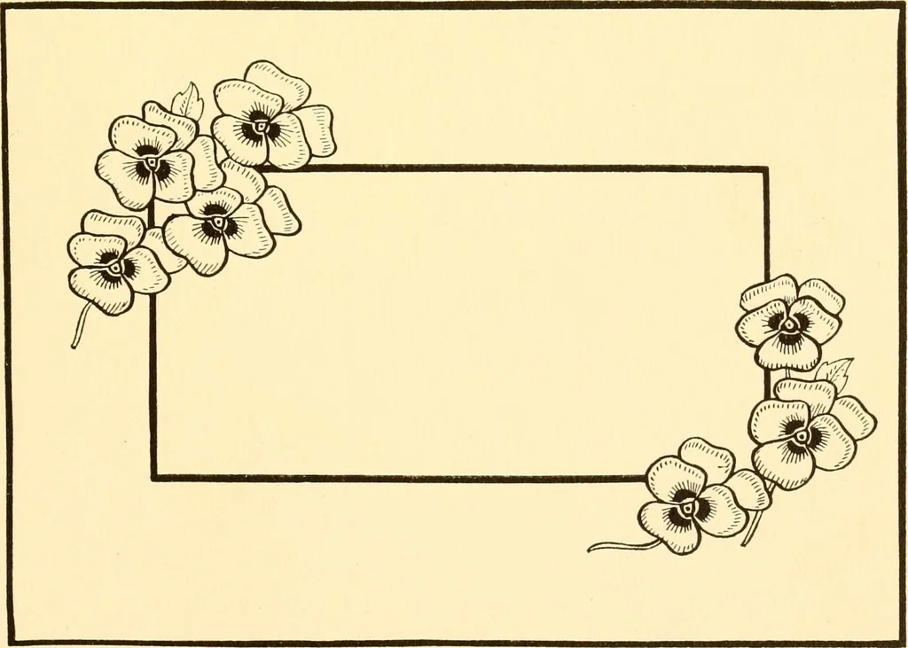An illustration from How to paint flowers, scrolls and fancy borders for up-to-date show cards, posters, display signs and decorating, 1915, leaf 20