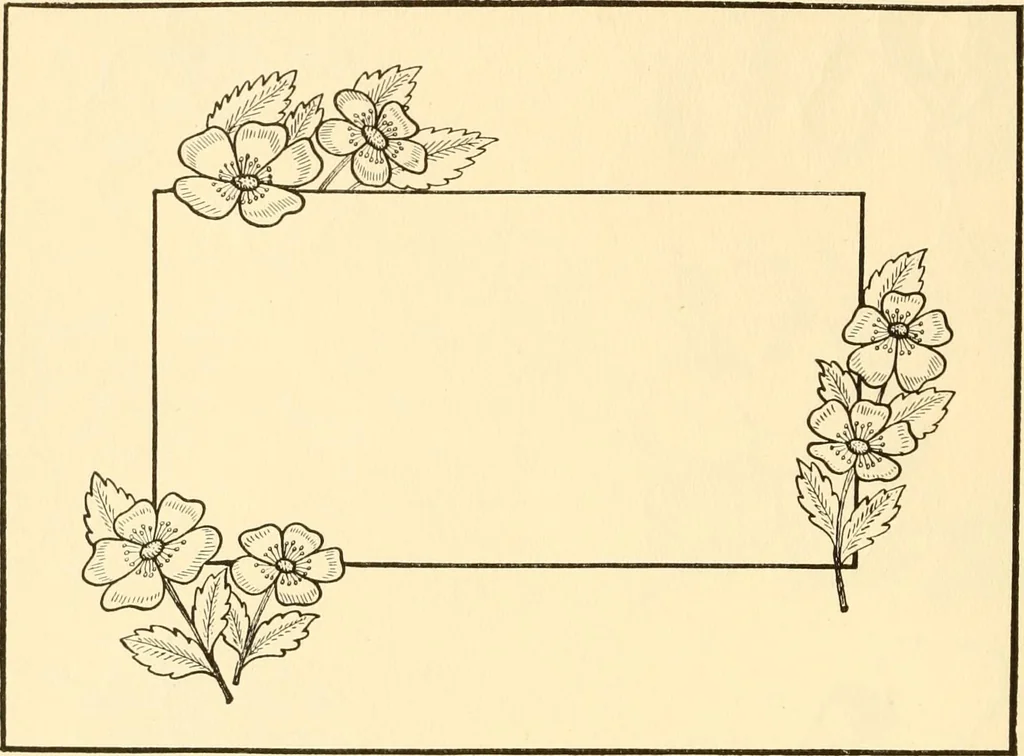 An illustration from How to paint flowers, scrolls and fancy borders for up-to-date show cards, posters, display signs and decorating, 1915, leaf 29