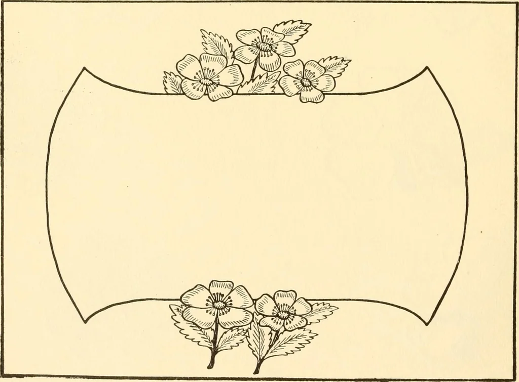 An illustration from How to paint flowers, scrolls and fancy borders for up-to-date show cards, posters, display signs and decorating, 1915, leaf 29