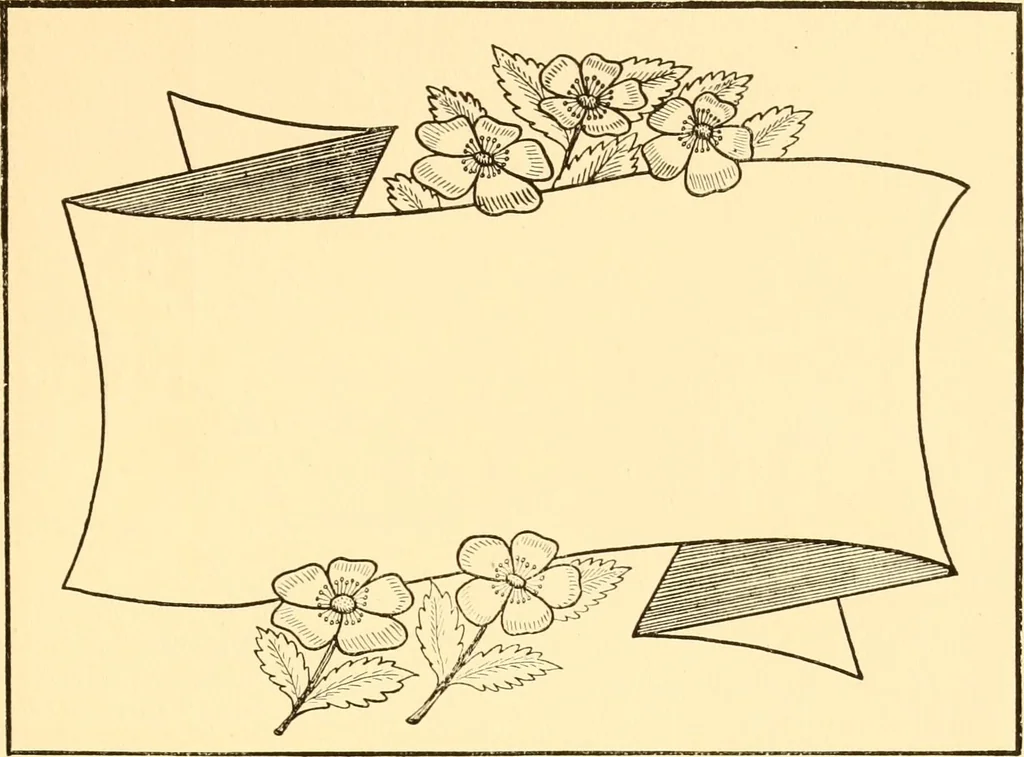 An illustration from How to paint flowers, scrolls and fancy borders for up-to-date show cards, posters, display signs and decorating, 1915, leaf 30