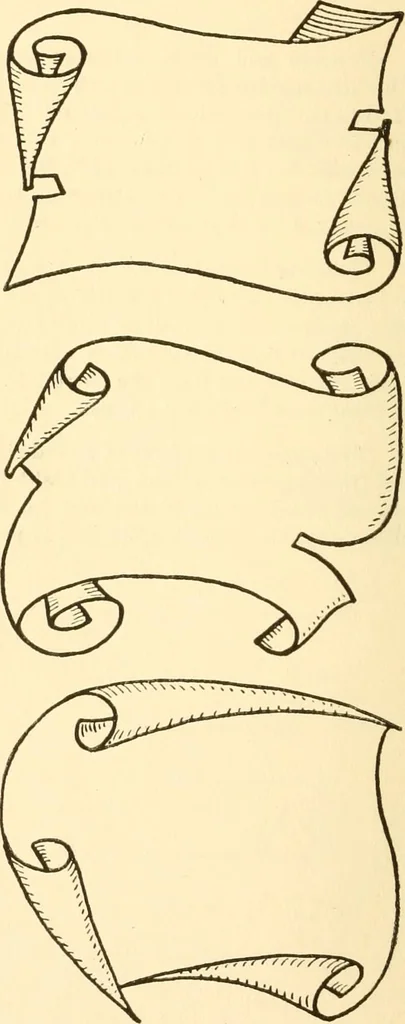 An illustration from How to paint flowers, scrolls and fancy borders for up-to-date show cards, posters, display signs and decorating, 1915, leaf 51