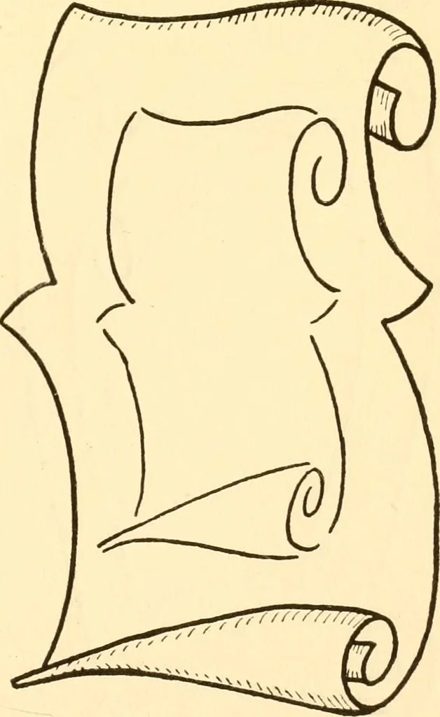 An illustration from How to paint flowers, scrolls and fancy borders for up-to-date show cards, posters, display signs and decorating, 1915, leaf 52