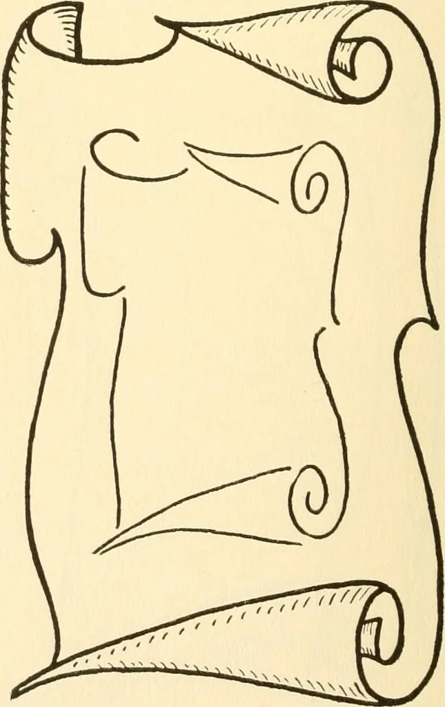 An illustration from How to paint flowers, scrolls and fancy borders for up-to-date show cards, posters, display signs and decorating, 1915, leaf 53