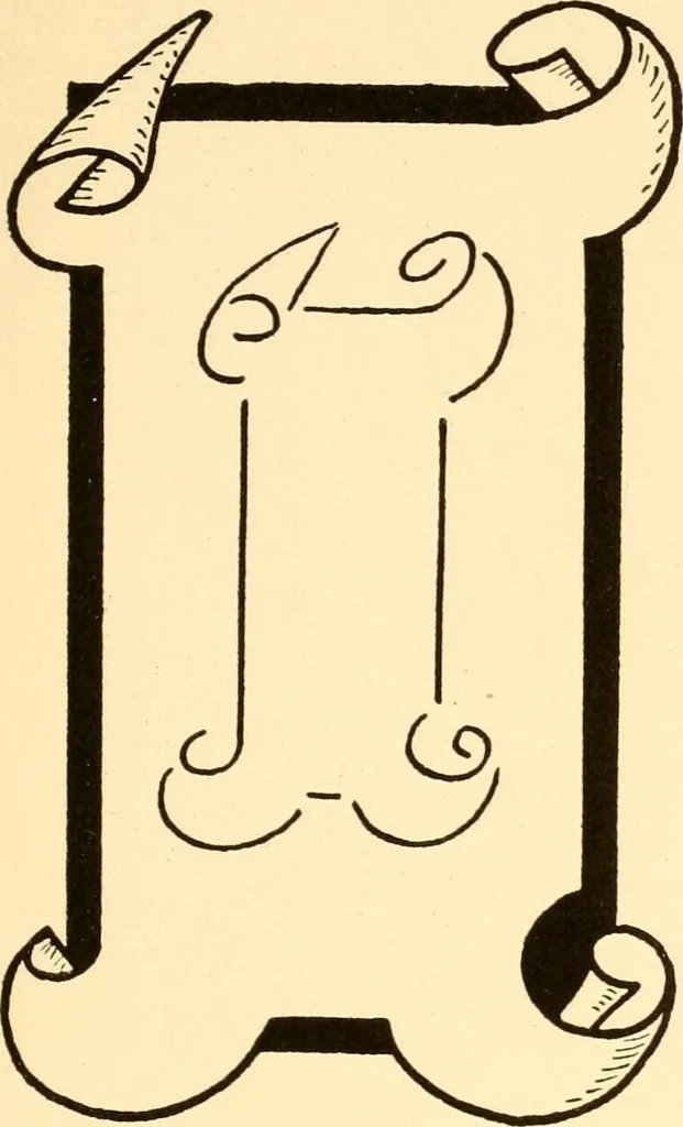 An illustration from How to paint flowers, scrolls and fancy borders for up-to-date show cards, posters, display signs and decorating, 1915, leaf 54