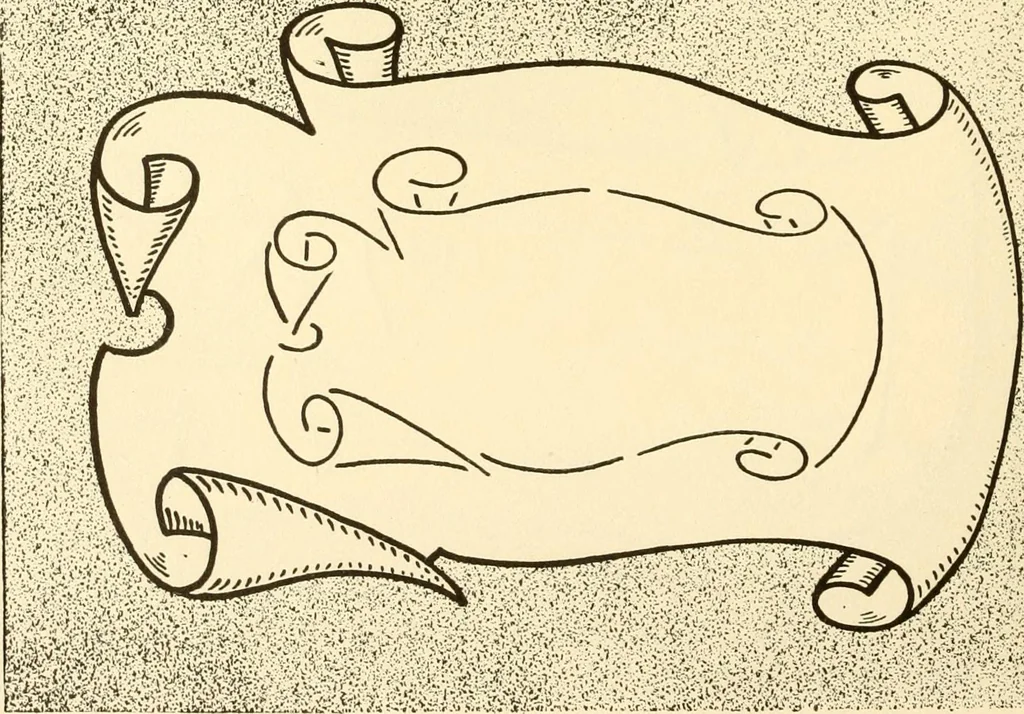 An illustration from How to paint flowers, scrolls and fancy borders for up-to-date show cards, posters, display signs and decorating, 1915, leaf 57