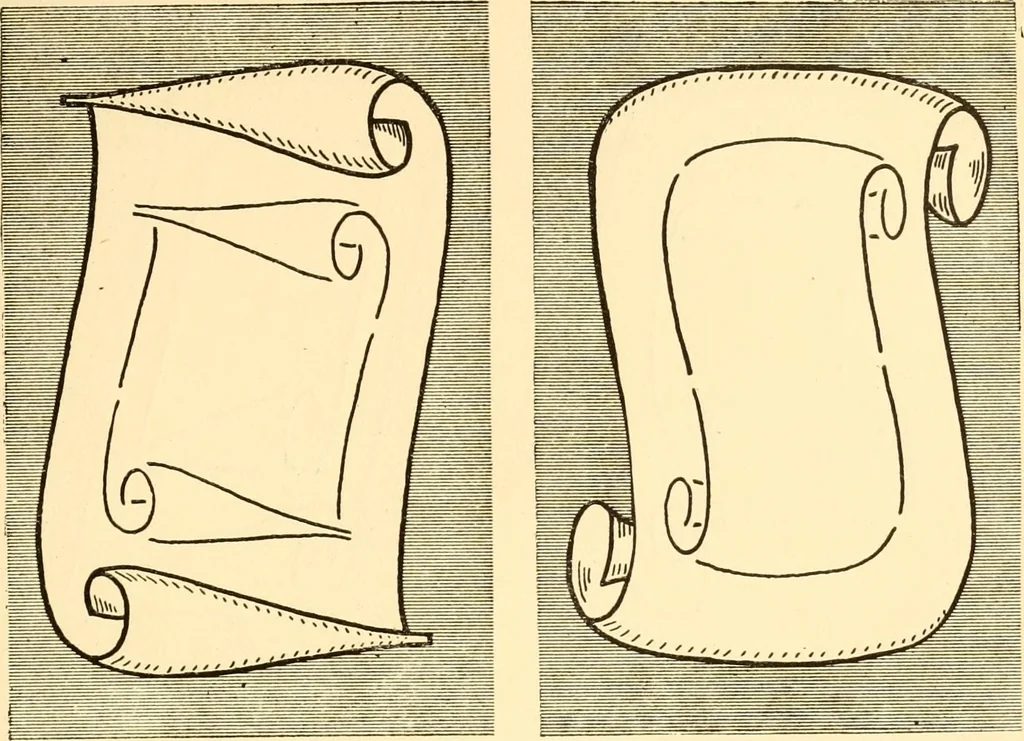 An illustration from How to paint flowers, scrolls and fancy borders for up-to-date show cards, posters, display signs and decorating, 1915, leaf 58