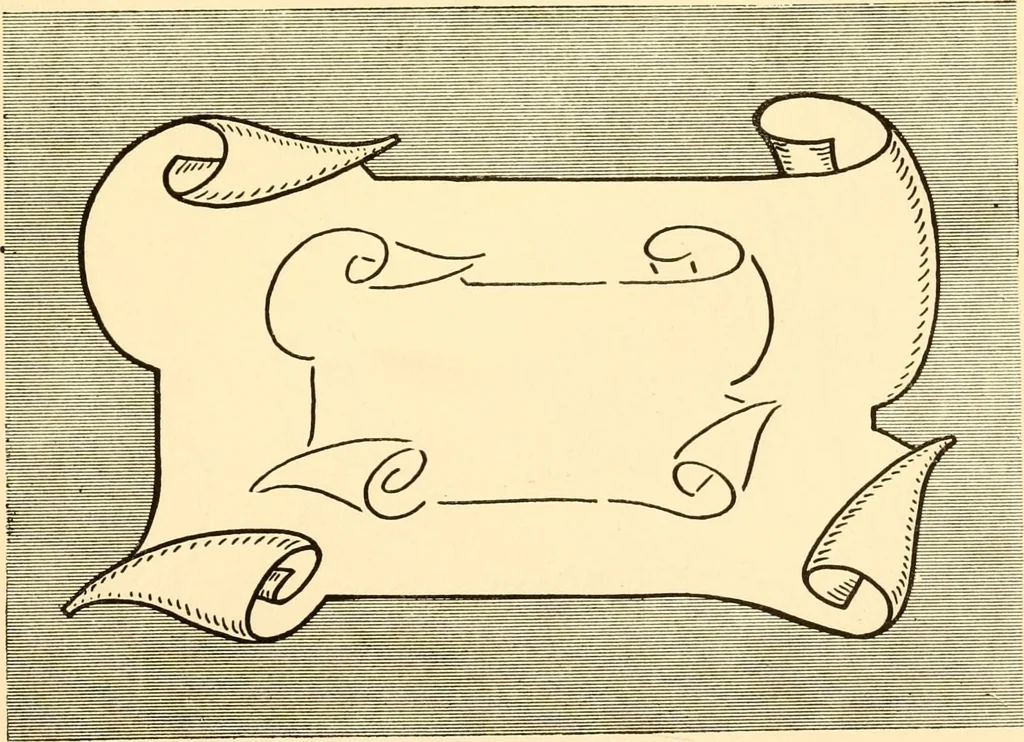 An illustration from How to paint flowers, scrolls and fancy borders for up-to-date show cards, posters, display signs and decorating, 1915, leaf 58