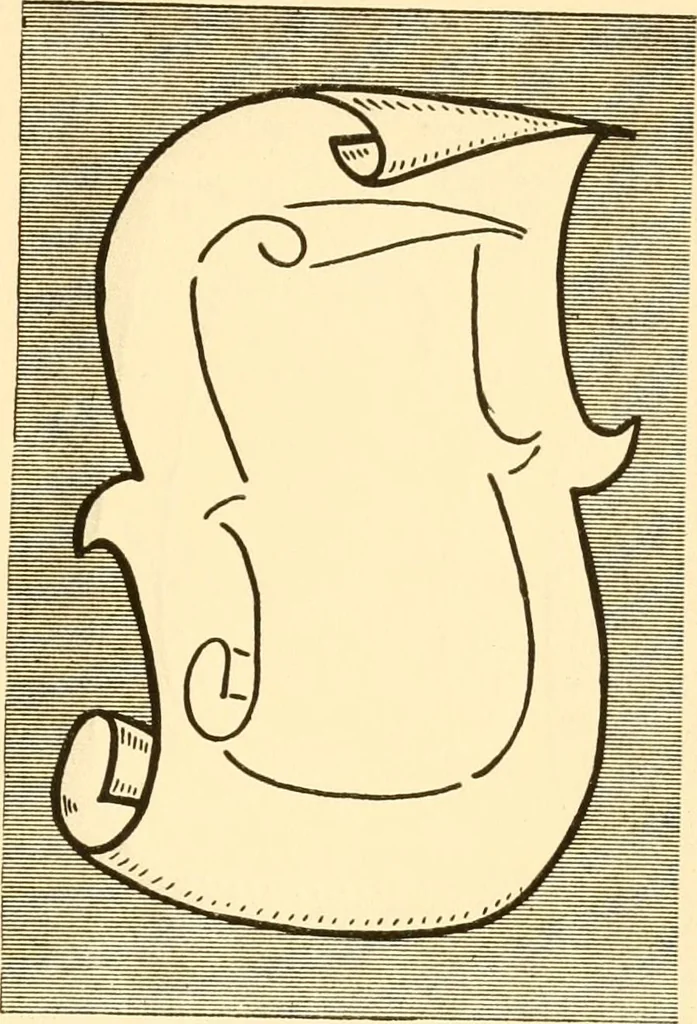 An illustration from How to paint flowers, scrolls and fancy borders for up-to-date show cards, posters, display signs and decorating, 1915, leaf 60