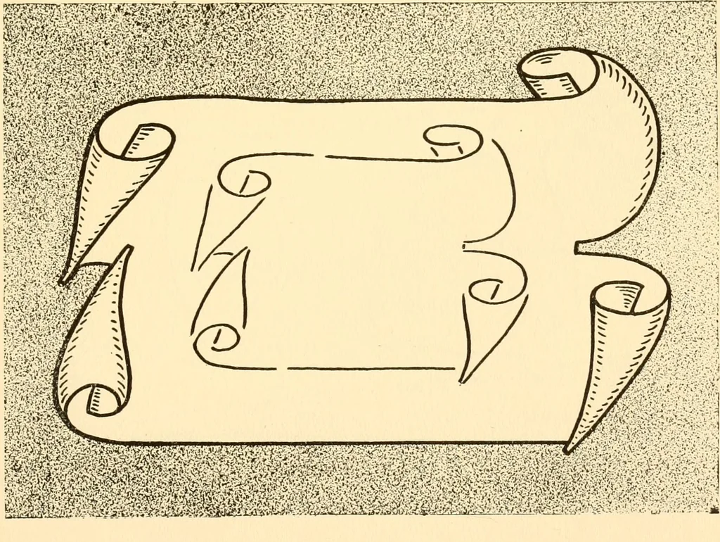 An illustration from How to paint flowers, scrolls and fancy borders for up-to-date show cards, posters, display signs and decorating, 1915, leaf 62